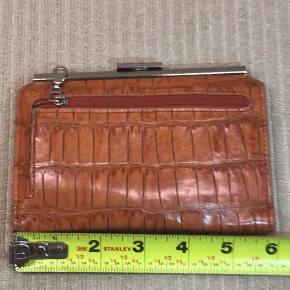 Abas Crocodile Embossed leather  Wallet - Picture 8 of 9